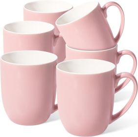 16 oz Large Coffee Mugs Set of 6 Ceramic Coffee Mug White Coffee Cups Tea Cups Idea Gift for Women Men House Warming Gifts New Home Office