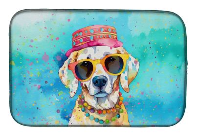 Hippie Dawg Dish Drying Mat Absorbent Dish Drying Mat Pad for Kitchen Counter Dish Drainer Mat for Countertop, 14 x 21", Multicolor (Default: Default)